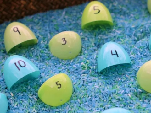 Image for Earth Day Math Sensory Bin That's Quick and Easy to Set Up
