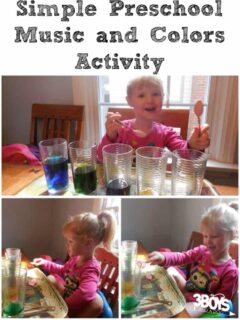 Preschool Music and Colors Activity