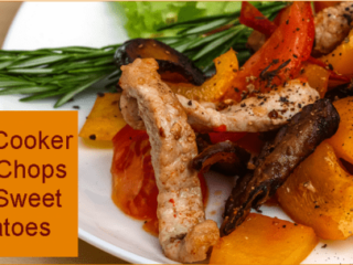 Delicious crockpot pork chops with sweet potatoes is a meal your family will be asking for over and over again!