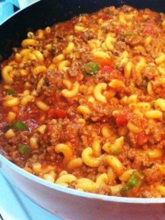 Quick and Easy Skillet Goulash Story
