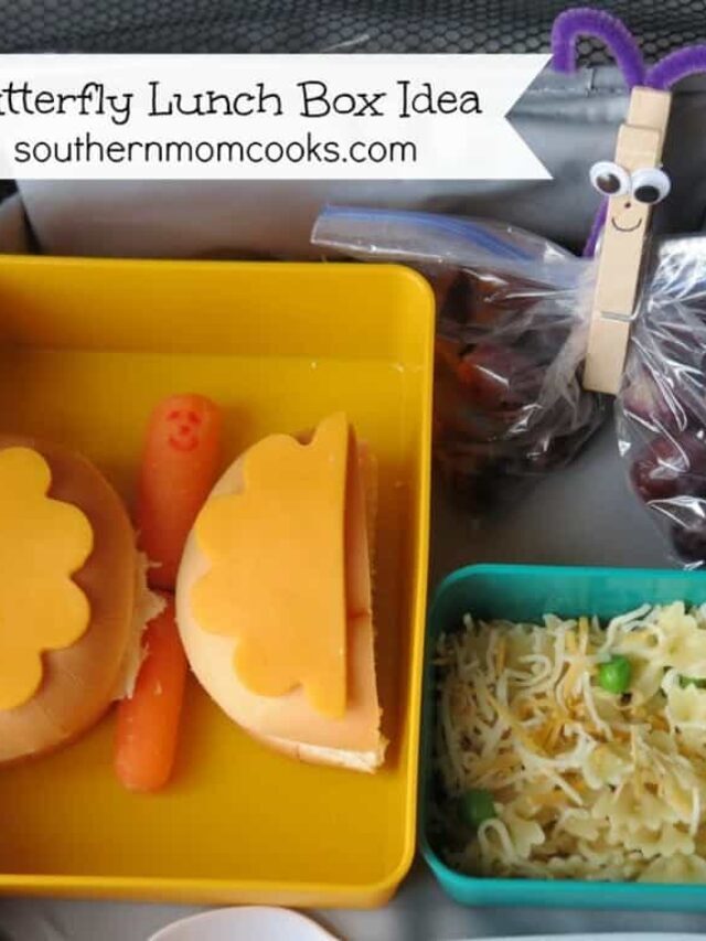 Spring Butterfly lunch idea