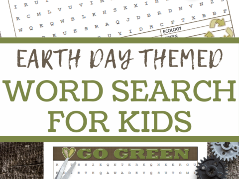 earth day word search printable worksheet