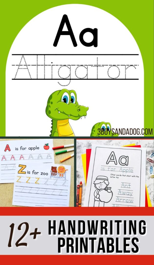 Free Kindergarten Handwriting Printables – Educational Resources