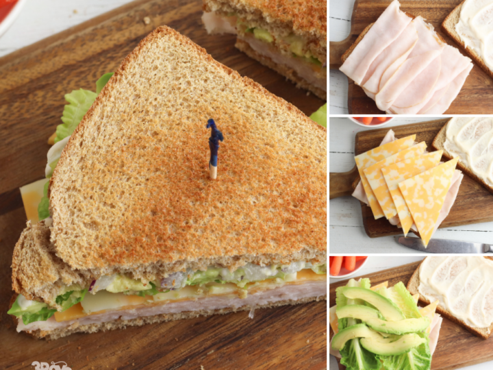 grilled turkey sandwich with the flavors of santa fe