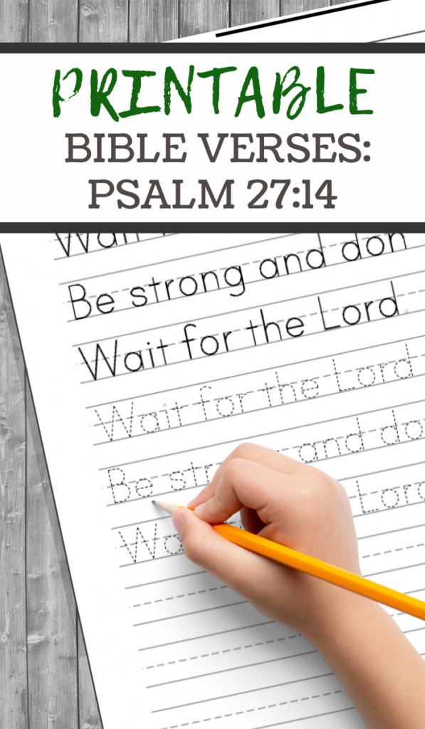 Printable Bible Verses Psalm 27 14 Printable bible verses psalm 27 14