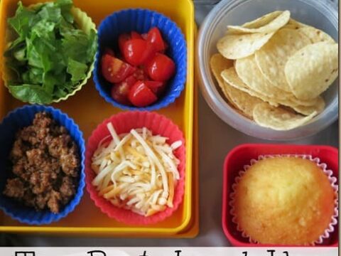 Image for Taco bento lunch idea