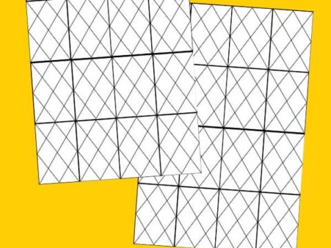 Advanced Coloring Pages Diamonds and Squares