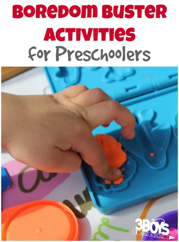 Boredom Buster Activities for Preschoolers
