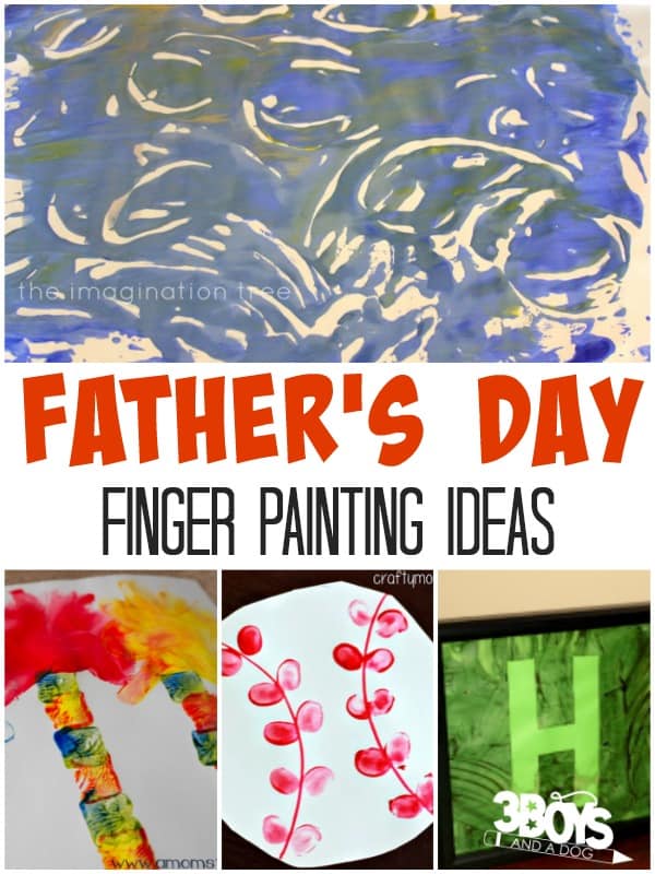 Father's Day Finger Painting Ideas