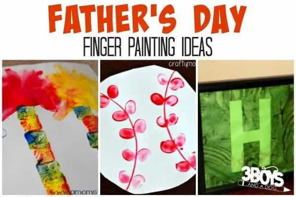 Father's Day Finger Painting Ideas for Kids