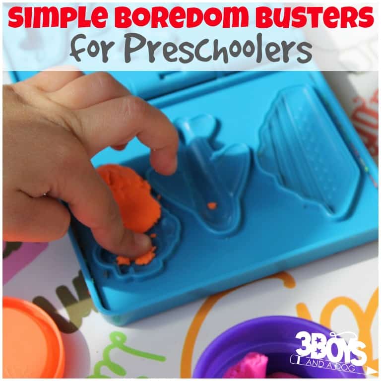 Simple Boredom Buster Activities for Preschoolers