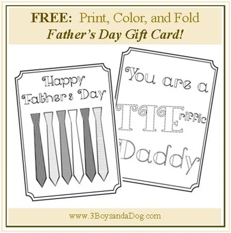 Tie_riffic daddy day card
