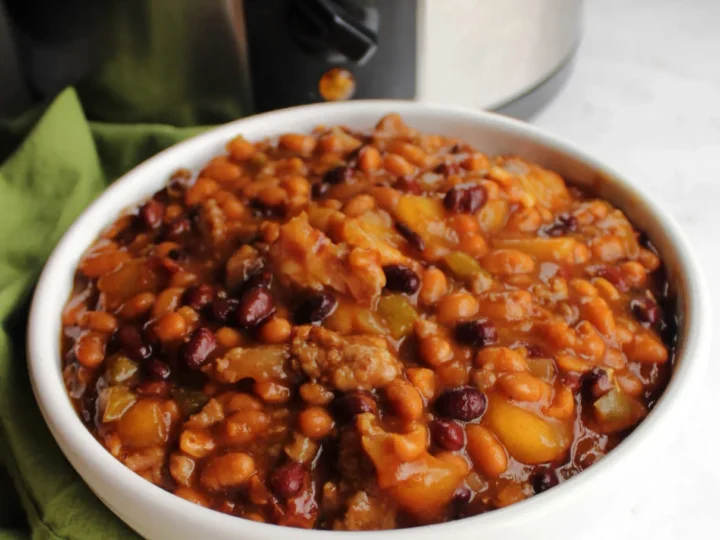 Image for Slow Cooker Loaded Baked Beans