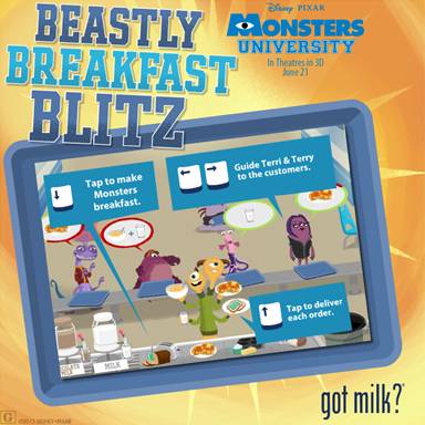 monsters u got milk game image