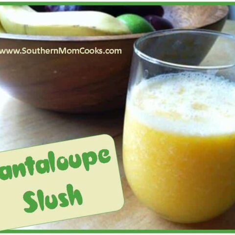 Refreshing Cantaloupe Slush