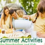 Summer Activities for Preschoolers and Kids