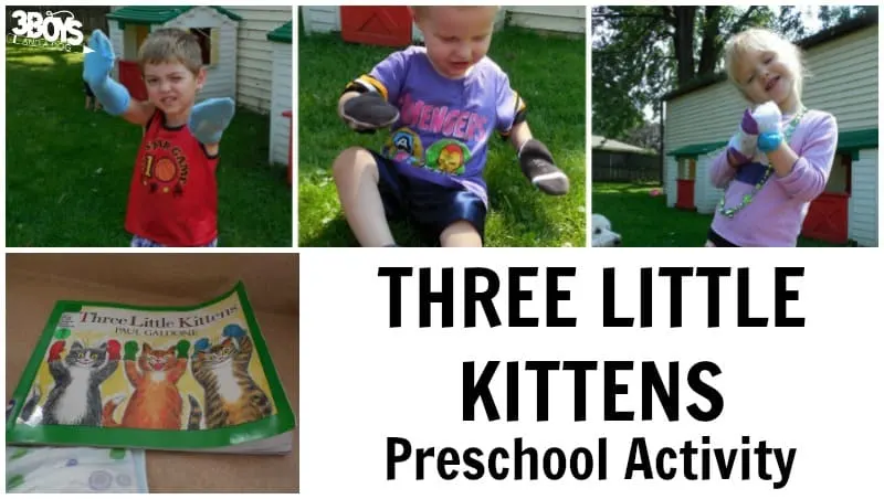 The Three Little Kittens Preschool Activity
