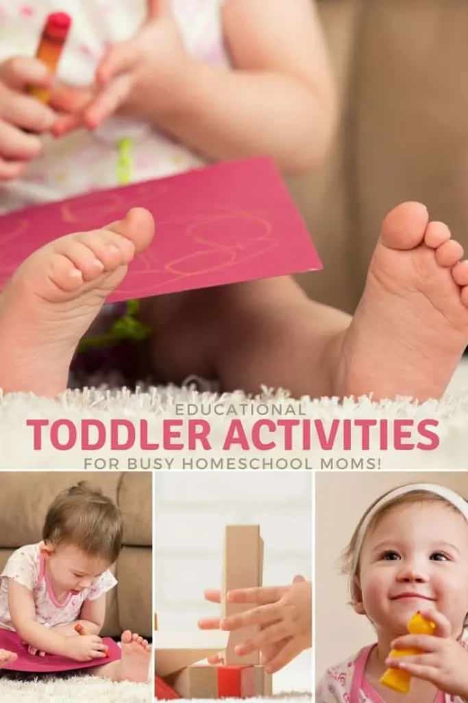 I have found some activities that will not only entertain the toddler but will also teach them as they play. There are educational toddler activities for at home and on the go.