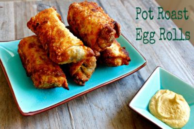 Pot Roast Egg Rolls
