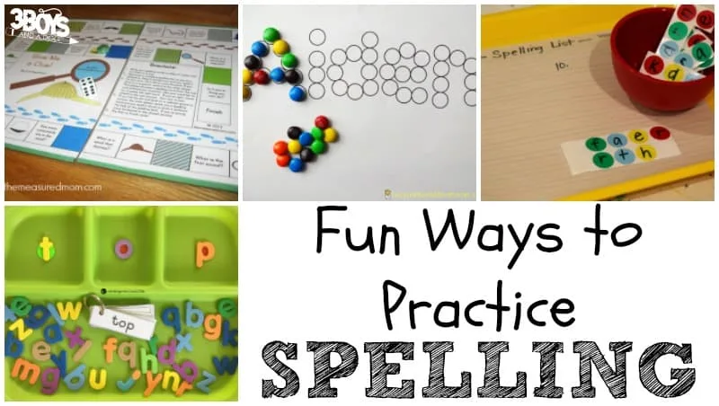 Ways to Practice Spelling