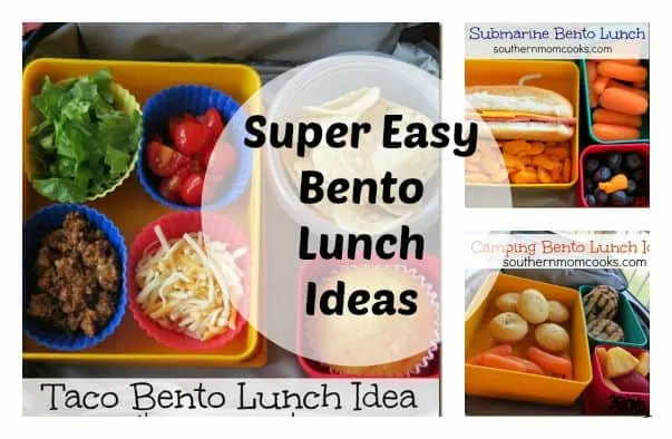 super easy bento lunch ideas