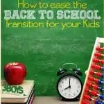 Top 10 Tips for Transitioning Back To School