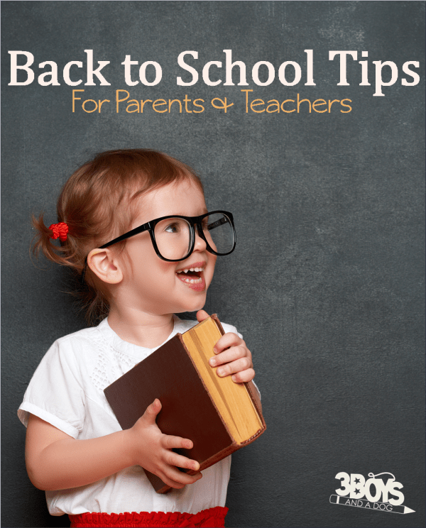 back to school tips for parents and teachers