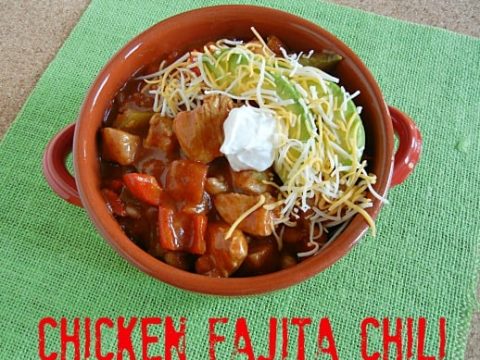 Chicken Fajita Chili on 3 Boys and a Dog