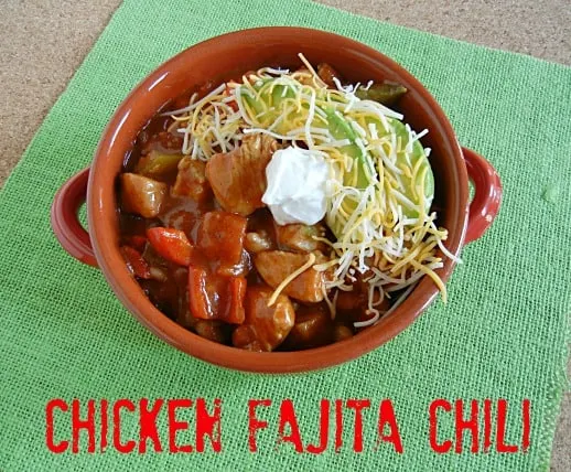 Chicken Fajita Chili on 3 Boys and a Dog