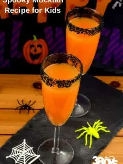 This Spooky Halloween Mocktail Recipe is very easy to throw together and you probably have all the ingredients on hand!