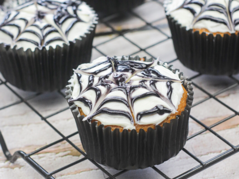 Image for Easy Halloween Pumpkin Cupcakes
