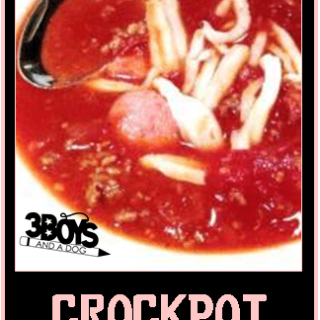 Crockpot Pizza Soup