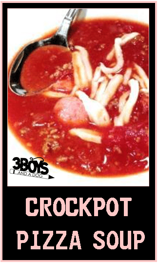 crockpot pizza soup