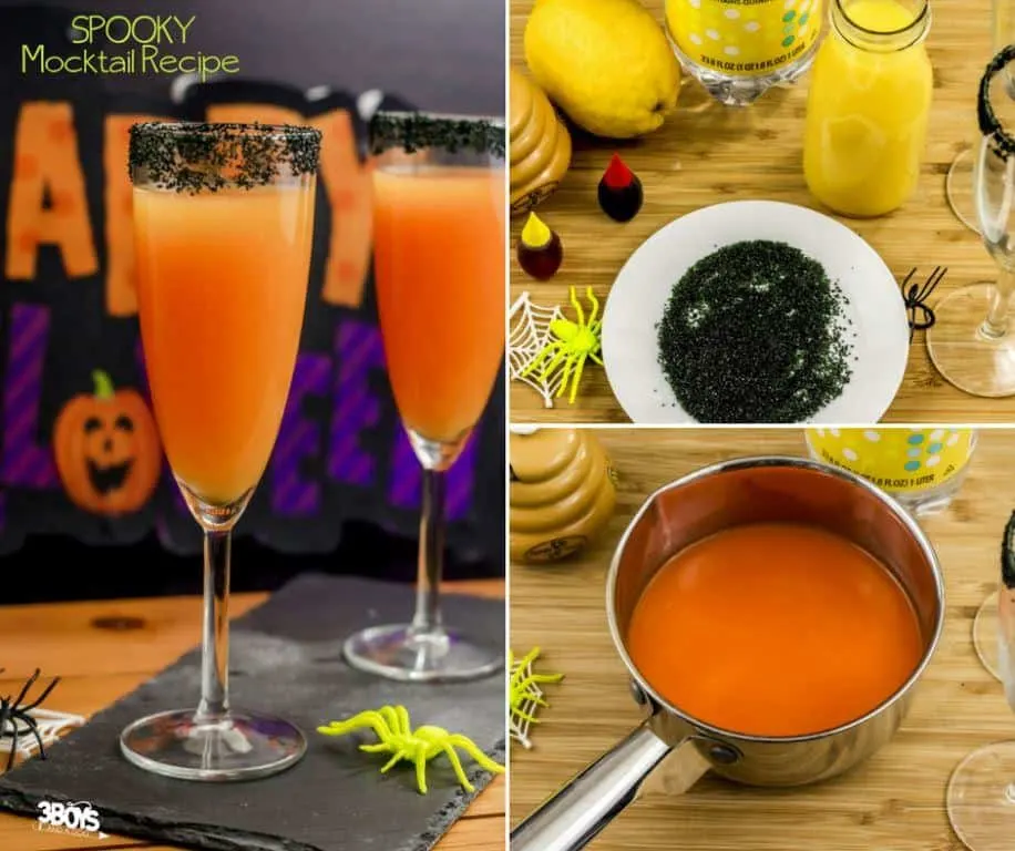 Delicious Halloween Mocktail Recipe with Orange Juice