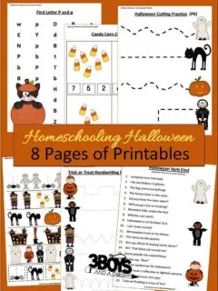 8 Educational Halloween Printables for Kids
