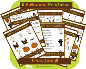 Educational Halloween Printables for Kids