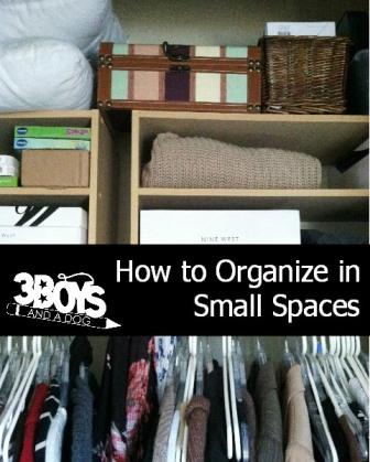 How to Organize in Small Spaces