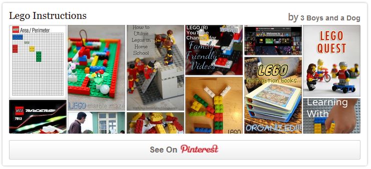 LEGO Pinterest Board