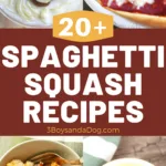 over 20 spaghetti squash recipes for dinner tonight