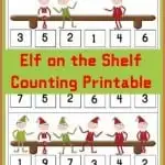 christmas counting worksheet