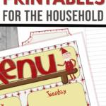pin image that reads elf on the shelf printables for the household