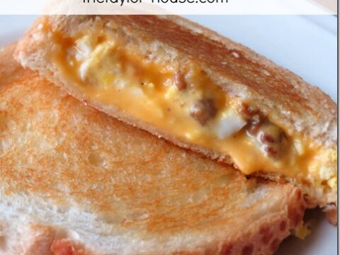 Image for Sausage and Egg Grilled Cheese 