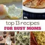 13 recipes for busy moms