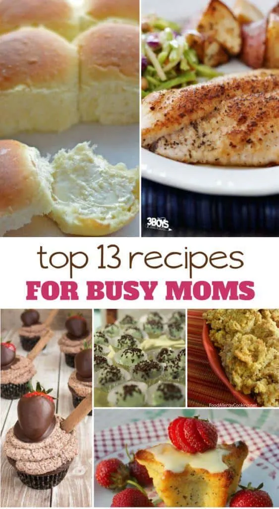 13 recipes for busy moms