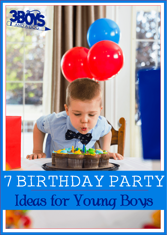 7 Birthday Party Theme Ideas for Young Boys - 3 Boys and a Dog