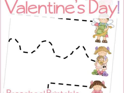 These Valentine Preschool Cutting Practice Printable Worksheets will help your preschool children work on dexterity, scissor skills, and fine motor skills. If you are looking for valentine worksheets or cutting worksheets, these valentine worksheets for preschool are sure to fit the bill!