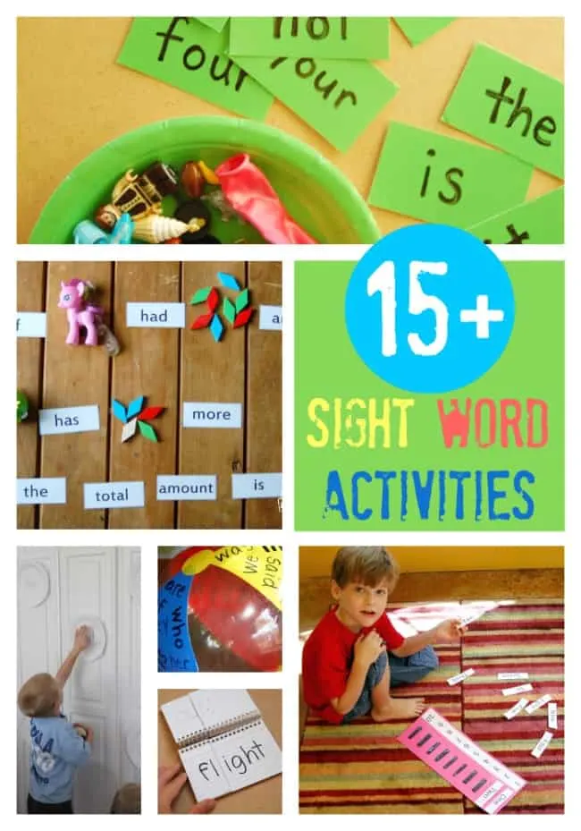 fun sight word games games to help kids learning to read