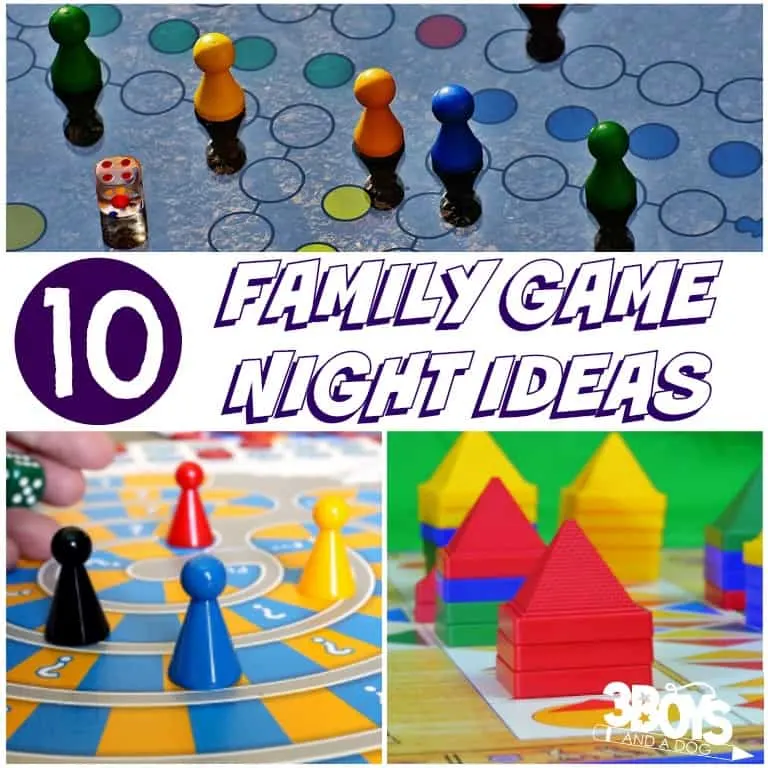Family Game Night Ideas - 3 Boys and a Dog
