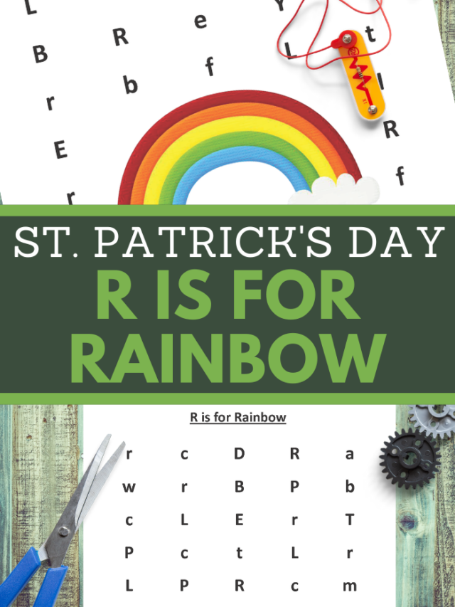 Saint Patrick’s Day Printables: R is for Rainbow