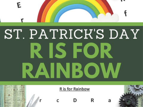 st paddy letter r recognition practice for preschoolers